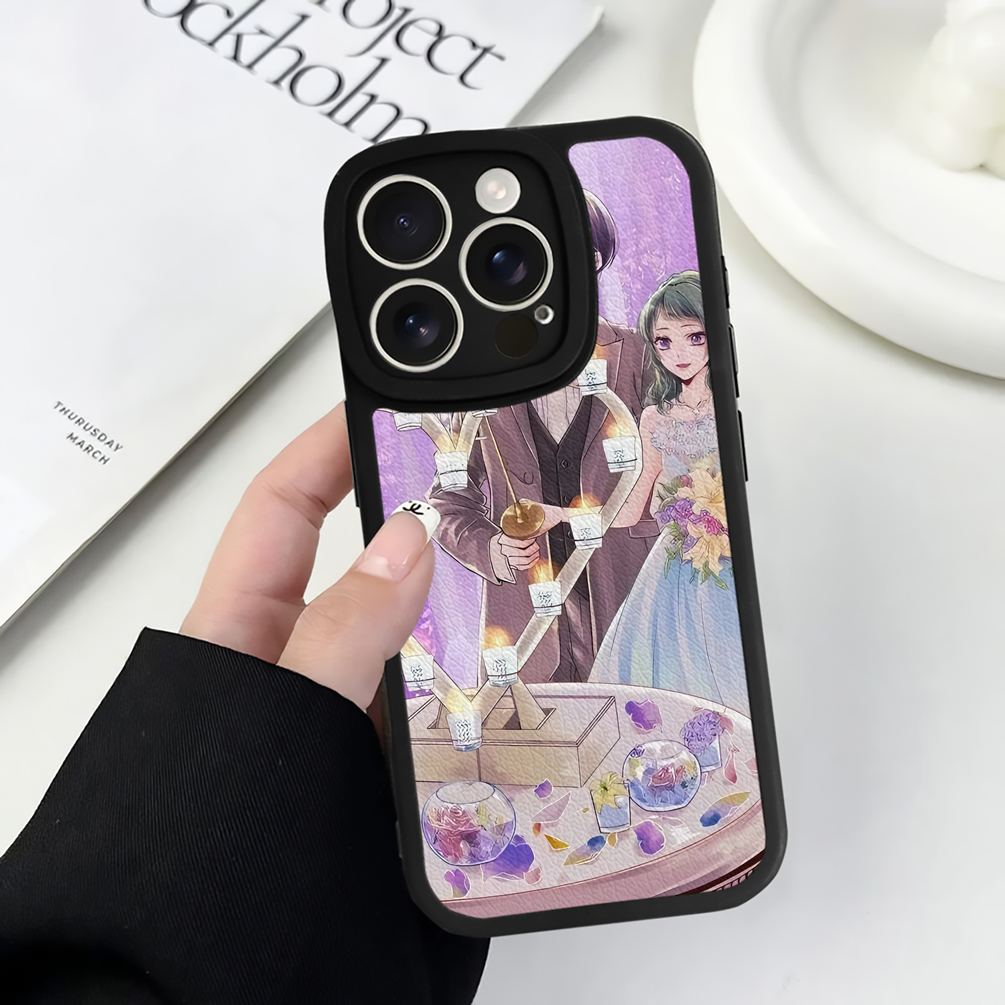 薬屋のひとりごと The Apothecary Diaries 【iPhone 16シリーズ対応】シリコンスマホケース（レザー調） 材質：シリコン